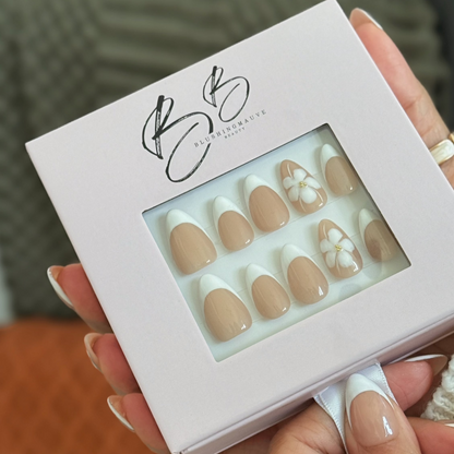 French Bloom Press-on nails